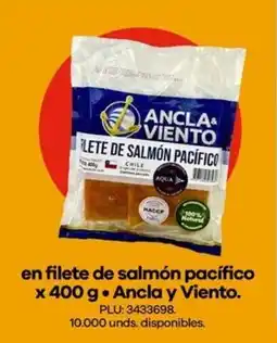 Éxito Ancla y viento en filete de salmón pacífico oferta