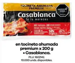 Éxito Casablanca en tocineta ahumada premium oferta