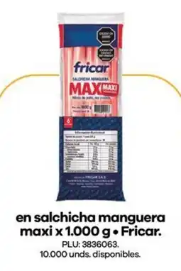 Éxito Fricar en salchicha manguera maxi oferta