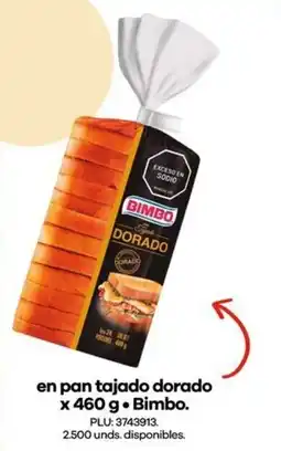 Éxito Bimbo en pan tajado dorado oferta