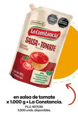 Éxito La Constancia en salsa de tomate oferta