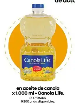 Éxito Canola life en aceite de canola oferta