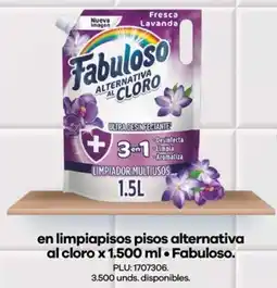 Éxito Fabuloso en limpiapisos pisos alternativa al cloro oferta