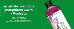 Éxito Flashlyte en bebida hidratante energética oferta