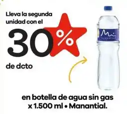 Éxito Manantial en botella de agua sin gas oferta