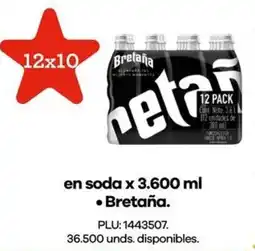 Éxito Bretaña en soda oferta