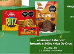 Éxito Haz de oros en mezcla lista para brownie oferta