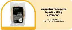 Éxito Pomona en pastrami de pavo tajado oferta