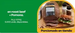 Éxito Pomona en roast beef oferta