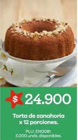 Éxito Torta de zanahoria oferta
