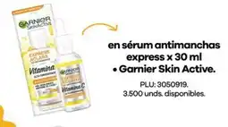 Éxito Garnier skin active en sérum antimanchas express oferta