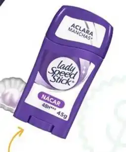 Éxito Lady Speed Stick en desodorante perfect tone oferta