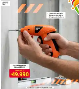 Ara Destornillador inalámbrico oferta