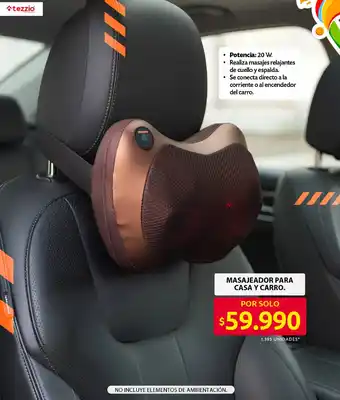 Masajeador para casa y carro