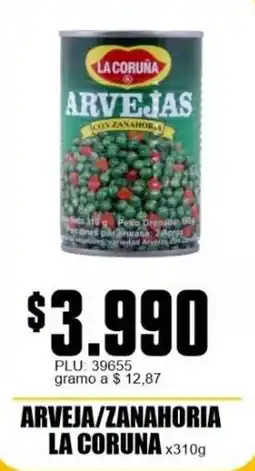 Mercapava La coruna arveja/zanahoria oferta