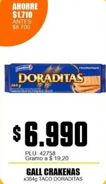 Mercapava Gall crakenas taco doraditas oferta