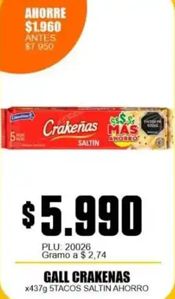 Mercapava Gall crakenas 5tacos saltin ahorro oferta