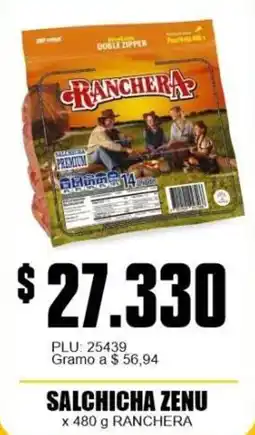 Mercapava Zenu salchicha ranchera oferta