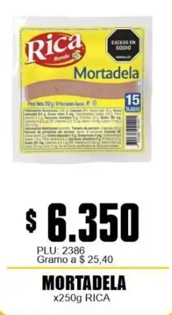 Mercapava Rica mortadela oferta