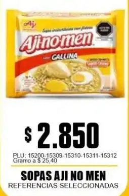 Mercapava Aji no men sopas referencias seleccionadas oferta