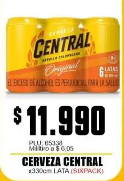 Mercapava Central cerveza lata oferta