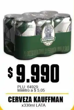 Mercapava Kauffman cerveza lata oferta