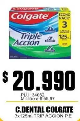 Mercapava Colgate c.dental trip accion p.e oferta