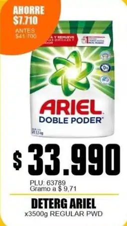 Mercapava Ariel deterg regular pwd oferta