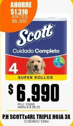 Mercapava Scott p.h triple hoja oferta