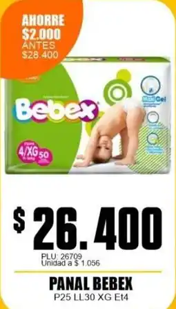 Mercapava Bebex panal oferta