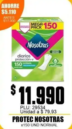 Mercapava Nosotras protec normal oferta