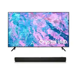 Falabella Combo Televisor 43 Pulgadas 43CU7000 + Barra de Sonido Convertible 2 en 1 oferta