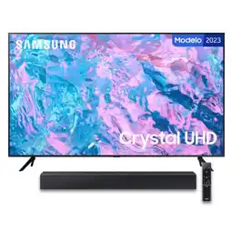 Falabella Combo Tv 50 Smart Tv 4k UHD Crystal + Barra de Sonido 2.0 CH Hw oferta
