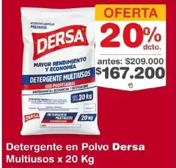 Makro Dersa detergente en polvo multiusos oferta