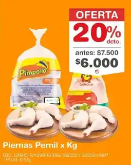 Makro Pimpollo piernas pernil oferta