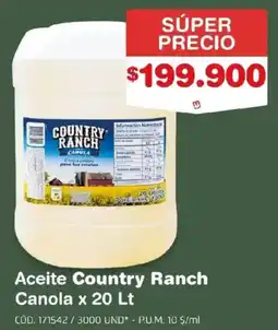 Makro Country ranch aceite canola oferta