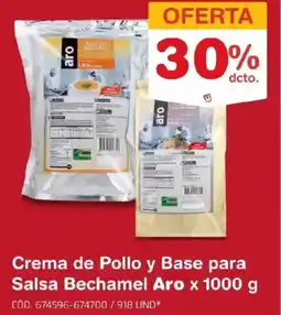 Makro Aro crema de pollo y base para salsa bechamel oferta