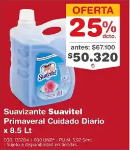 Makro Suavitel suavizante primaveral cuidado diario oferta