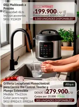 Homecenter Olla multicook a presión oferta