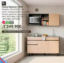 Homecenter Cocina valencia oferta