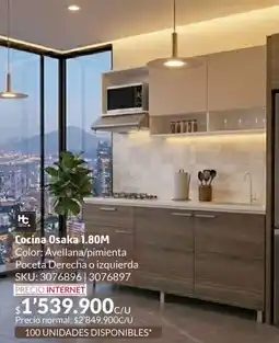 Homecenter Osaka cocina oferta