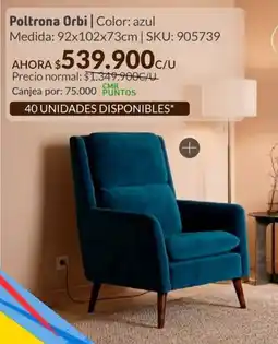 Homecenter Poltrona orbi oferta