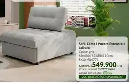 Homecenter Sofá cama 1 puesto extensible jalisco oferta