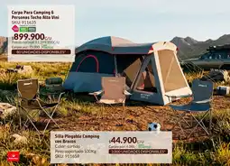 Homecenter Carpa para camping 6 personas techo alto vini oferta