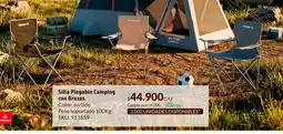 Homecenter Silla plegable camping con brazos oferta