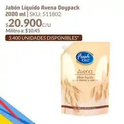 Homecenter Avena jabón líquido doypack oferta