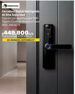 Homecenter Cerradura digital inteligente de alta seguridad oferta