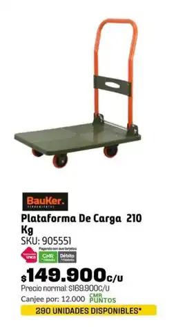 Homecenter Plataforma de carga oferta
