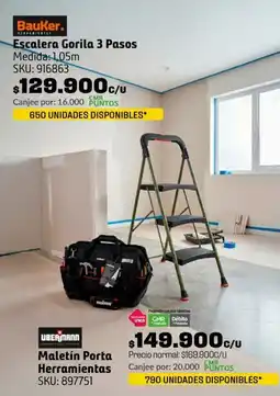 Homecenter Bauker escalera gorila oferta