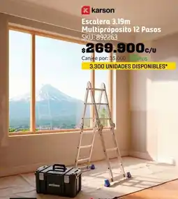 Homecenter Karson escalera multipróposito oferta